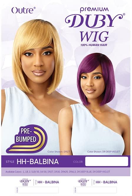 Duby Outre Human Hair Premium Duby Wig Pre-Bumped HH-Balbina (DR27)
