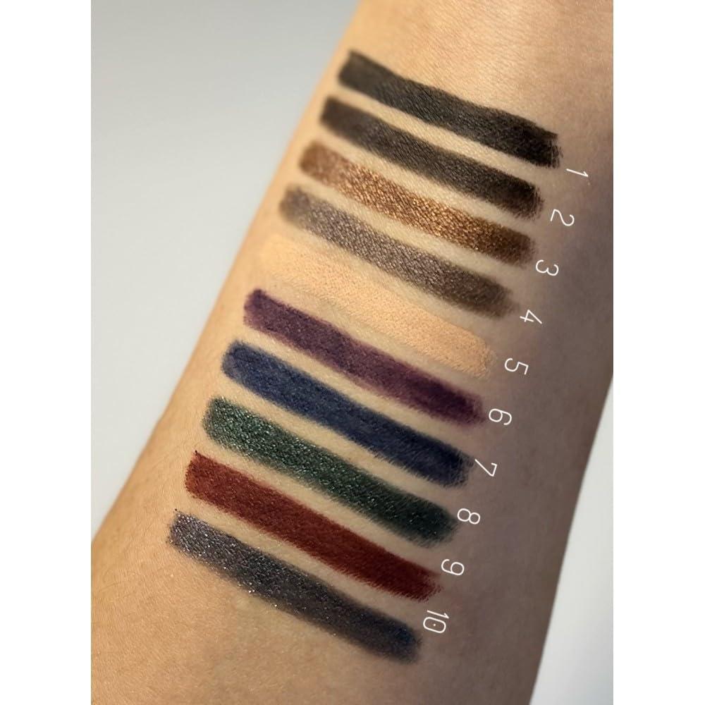 FARMASI FARMASi Eye Pencil, Soft Tissue,Long Lasting, Water-Resistant Eye Liner Pencil in 20 Stunning Shades, Professional Precision for Effortless Elegance, Eye Makeup, Brow Pencil, 0.04 oz, 04 Glitz Brown