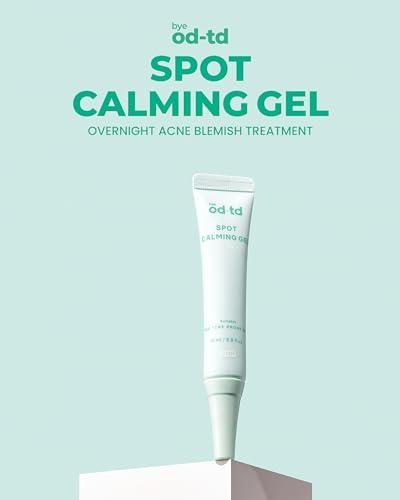 bye od-td bye od-td Spot Calming Gel (0.5fl oz) - Emergency Spot Cream, Moisturizing Overnight Care. Korean Skincare by LG Beauty. Retinal, LHA, Herb-Vinegar Tincture.