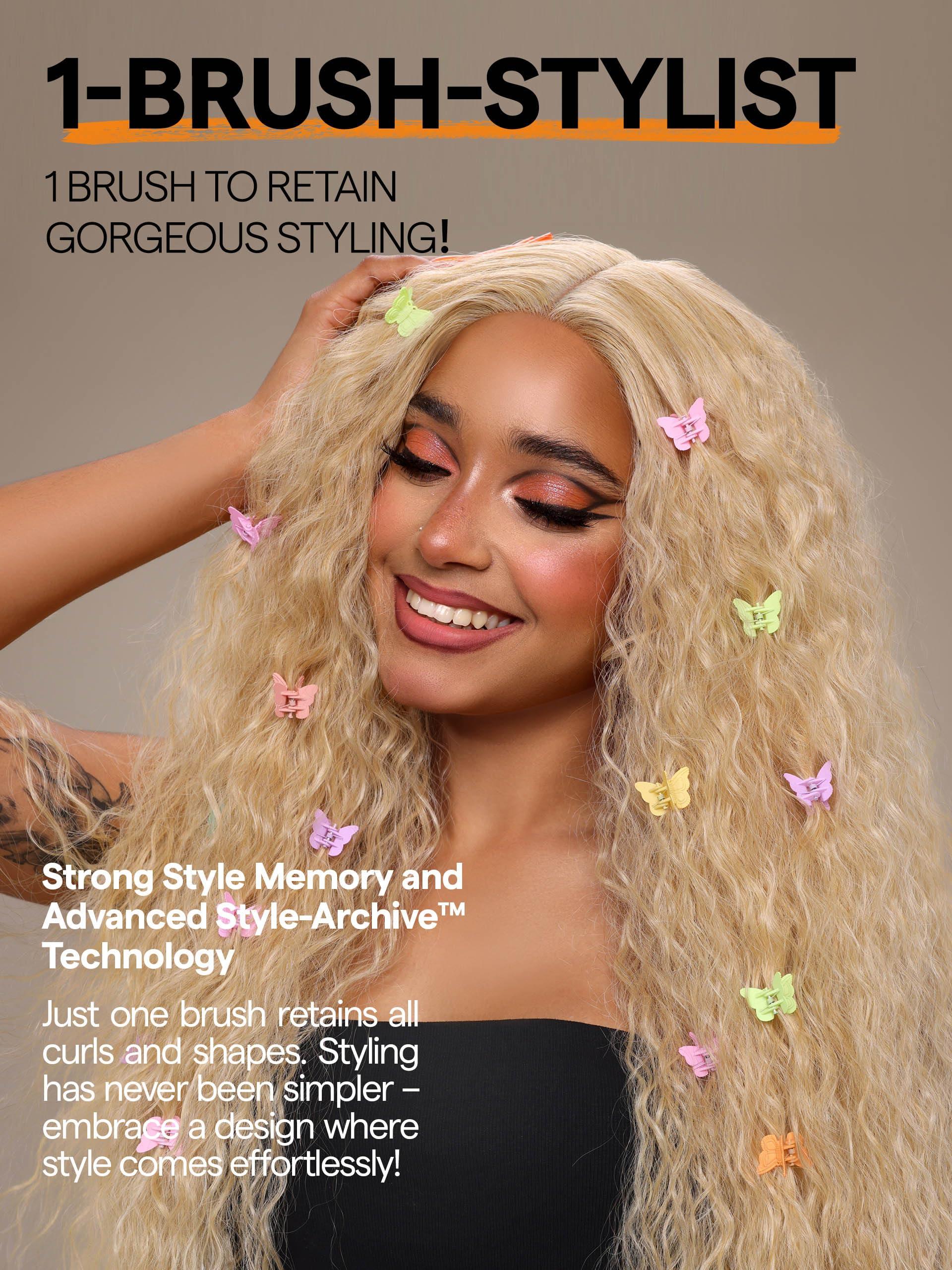 GORGIUS GORGIUS 613 Blonde Water Wave Wig Glueless Lace Front Wig, Crafted with Style-Archive Tech: Premium Fiber & Remy Human Hair Blend with Natural Hairline Pre Plucked Pre Cut Lace Wig