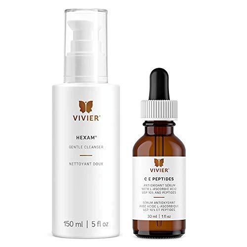 Vivierskin Vivier C E Peptides Serum 1oz Bundle with Vivier Hexam Gentle Cleanser 5oz