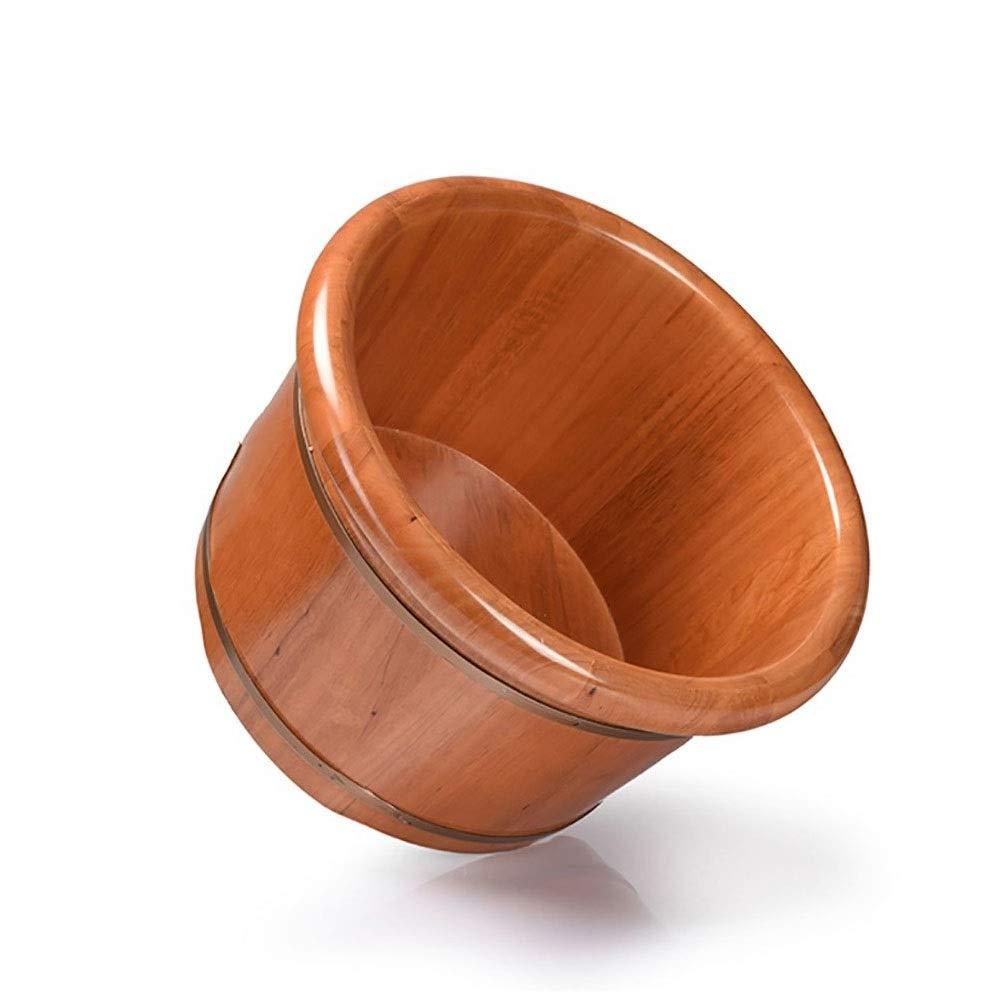 JOMRTS Wood Foot Bath Bucket Foot Tub for Soaking Feet, Wood Bucket for Pedicure, Foot Basin for Adults, Foot Soak Bucket, Foot Bath Spa Tub (A)