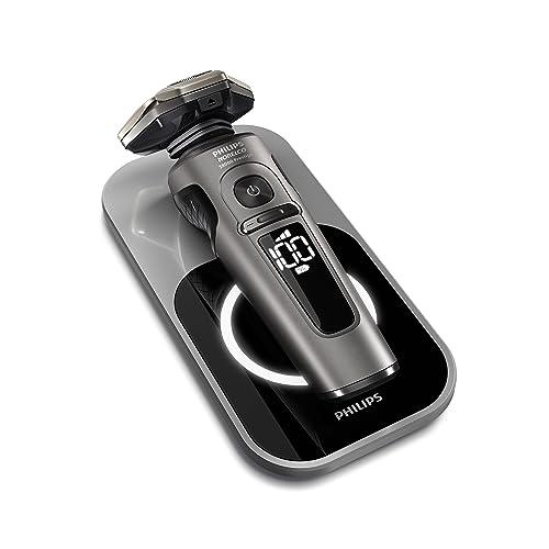 Philips Norelco Philips Norelco S9000 Prestige Electric Shaver with Qi-Charger, Precision Trimmer and Premium Case, SP9872/86