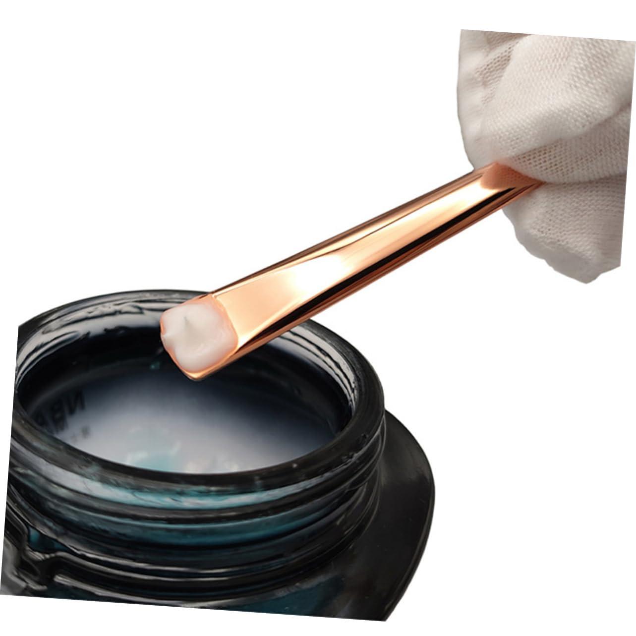 Ipetboom Ipetboom 6 Pcs Mask Tools Cream Container Facial Spoon Creams Patch Face Spatula Mini Makeup Skin Spatula Clay Mask for Face Moisturizing Cream Spatula Scoop Face Scrubber Stain Zinc Alloy