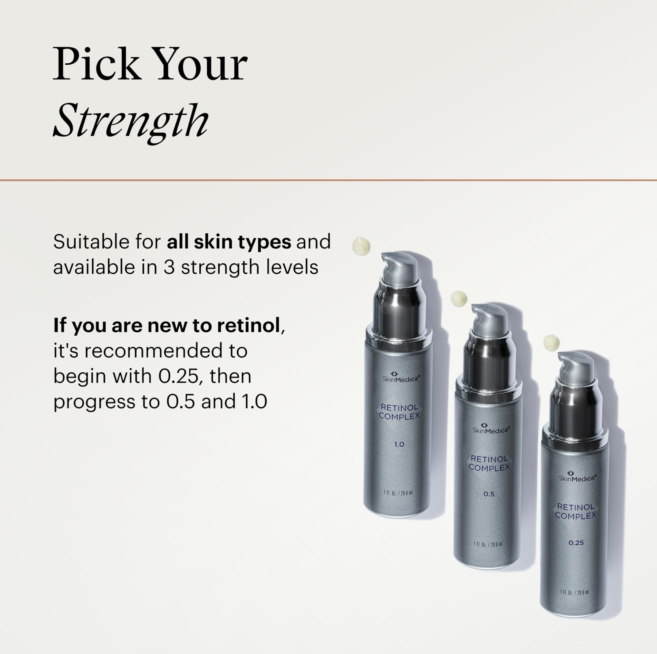 SkinMedica SkinMedica Retinol 1.0 Complex - Retinol Serum for Face, Age-Defying Advanced Retinol Cream That Renews Skin and Diminishes the Appearance of Fine Lines and Wrinkles, 1 Fl Oz