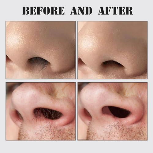 CAJDEOPYE CAJDEOPYE 2 in 1 Nose Hair Trimmer,Mini Double Sided Portable Nasal Hair Cutter,Manual 360 Rotating Nose Hair Remover Tools for Men and Women /1630