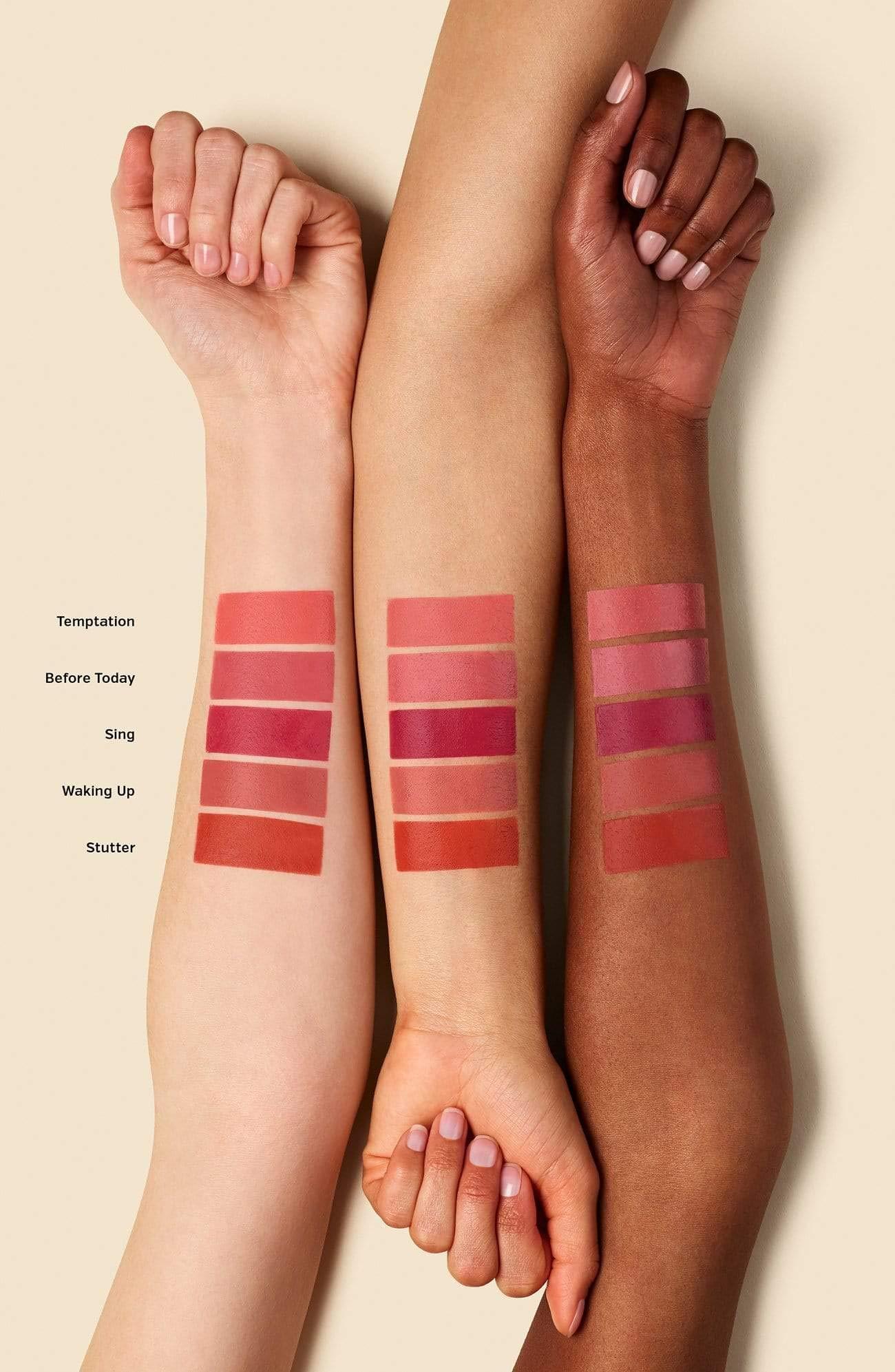 ILIA ILIA - Color Haze Multi-Use Matte Pigment | Non-Toxic, Vegan, Cruelty-Free, Nourishing Cream Blush + Lip Color In One (Temptation Soft, 0.23 fl oz | 7 ml)