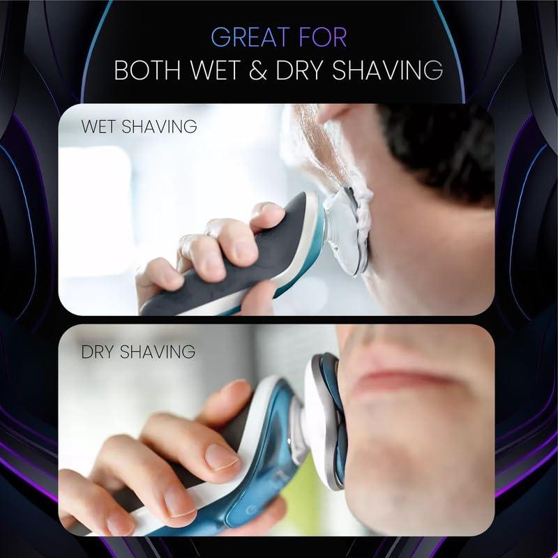 Golden Lotus Creations Golden Lotus Creations SH70/71 Replacement Heads Blades Compatible with Philips Norelco Series 7000 Electric Shavers SH70 SH71 Double Blades for Norelco Series S7000 7000 Replacement Heads