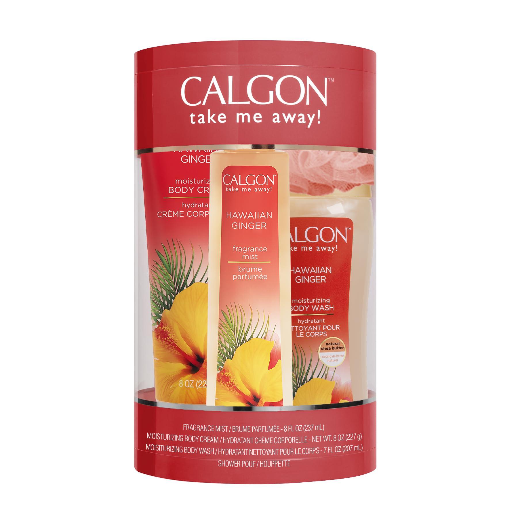 Calgon Calgon Hawaiian Ginger Body Care 4-Piece Gift Set Box