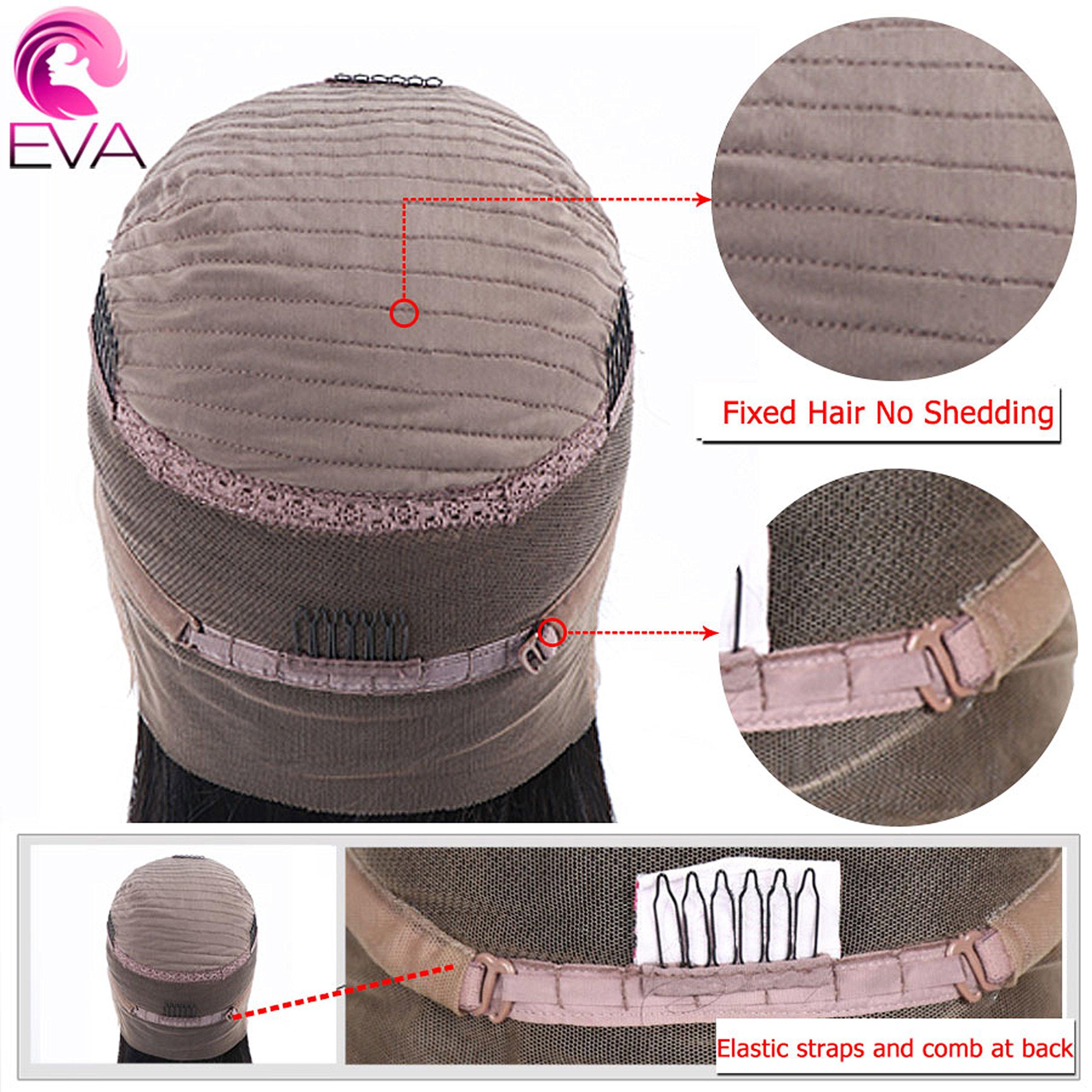 EVA HAIR EVA HAIR 180% 250% Density 360 Lace Frontal Wig With Baby Hair 10\"-22\" Body Wave Pre Plucked Natural Hairline Brazilian Remy Hair Wig