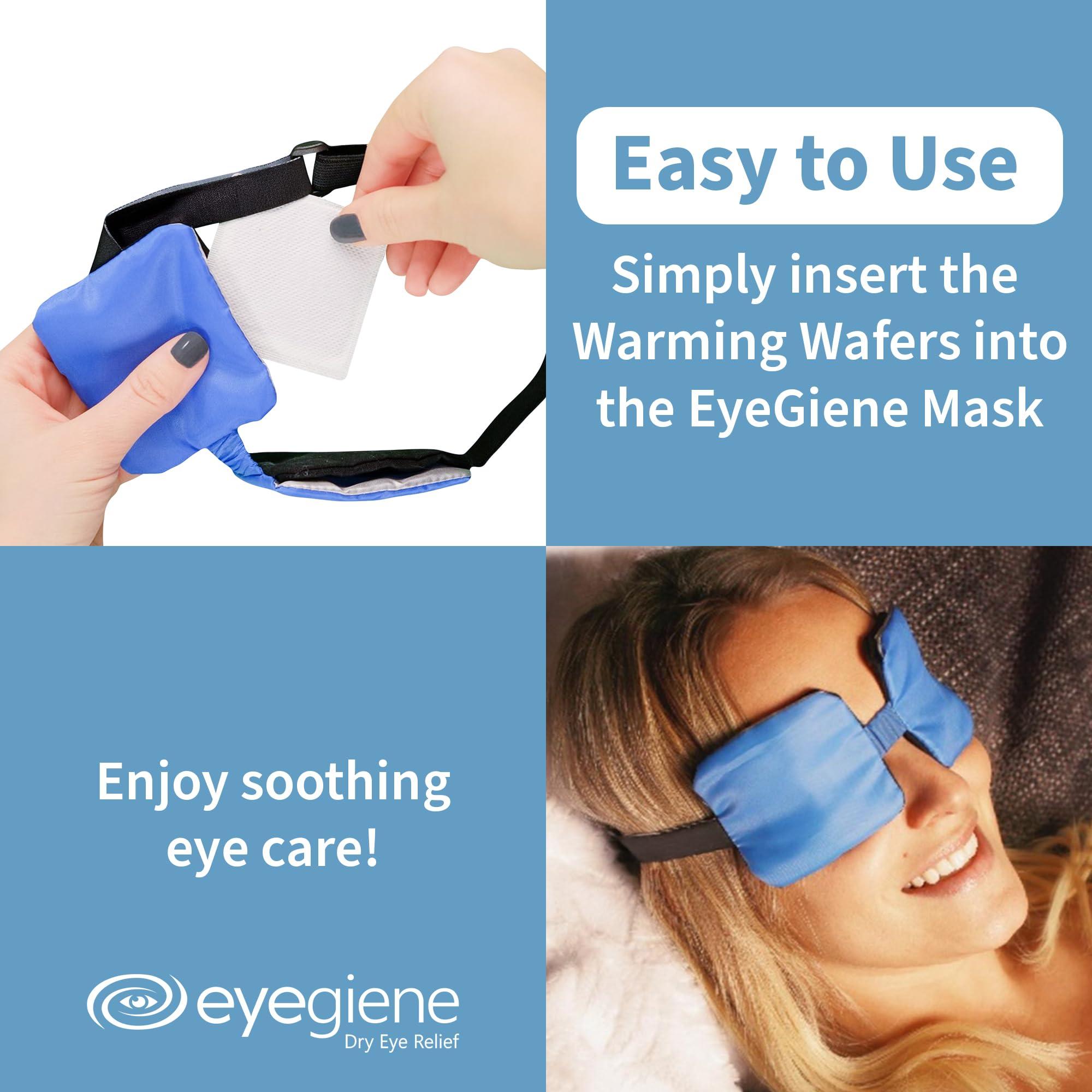 Eyedetec Medical, Inc. EyeGiene Refill - Insta-Warming Wafers for Self Heating Eye Mask Warm Compress for Eyes, Multi-Use Heat Treatment for Dryness, Styes, Blepharitis, Portable Heated Eye Mask for Dry Eyes, 30 Pairs