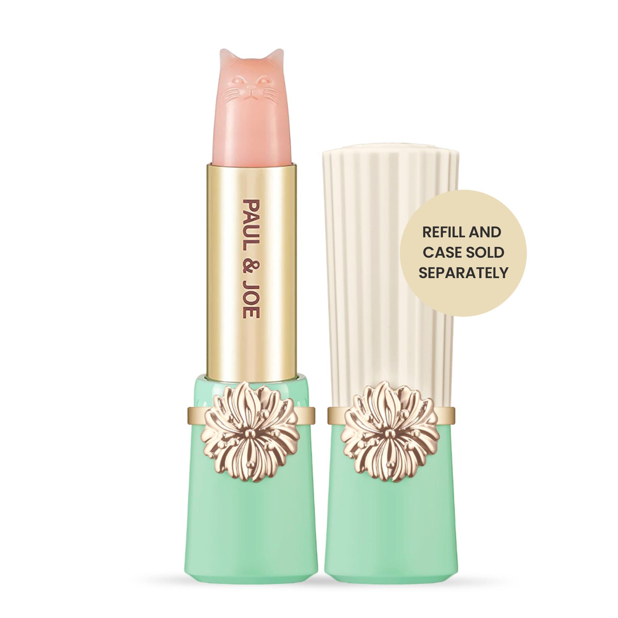 Paul & Joe Paul & Joe Treatment Lipstick Refill Only, Case Sold Separately, Cat-Shaped Light Pink Lipstick for Lip Care & Repair, Lip Moisturizer with Collagen and Orange Honey, 401 Treatment Lipstick, 0.09 oz