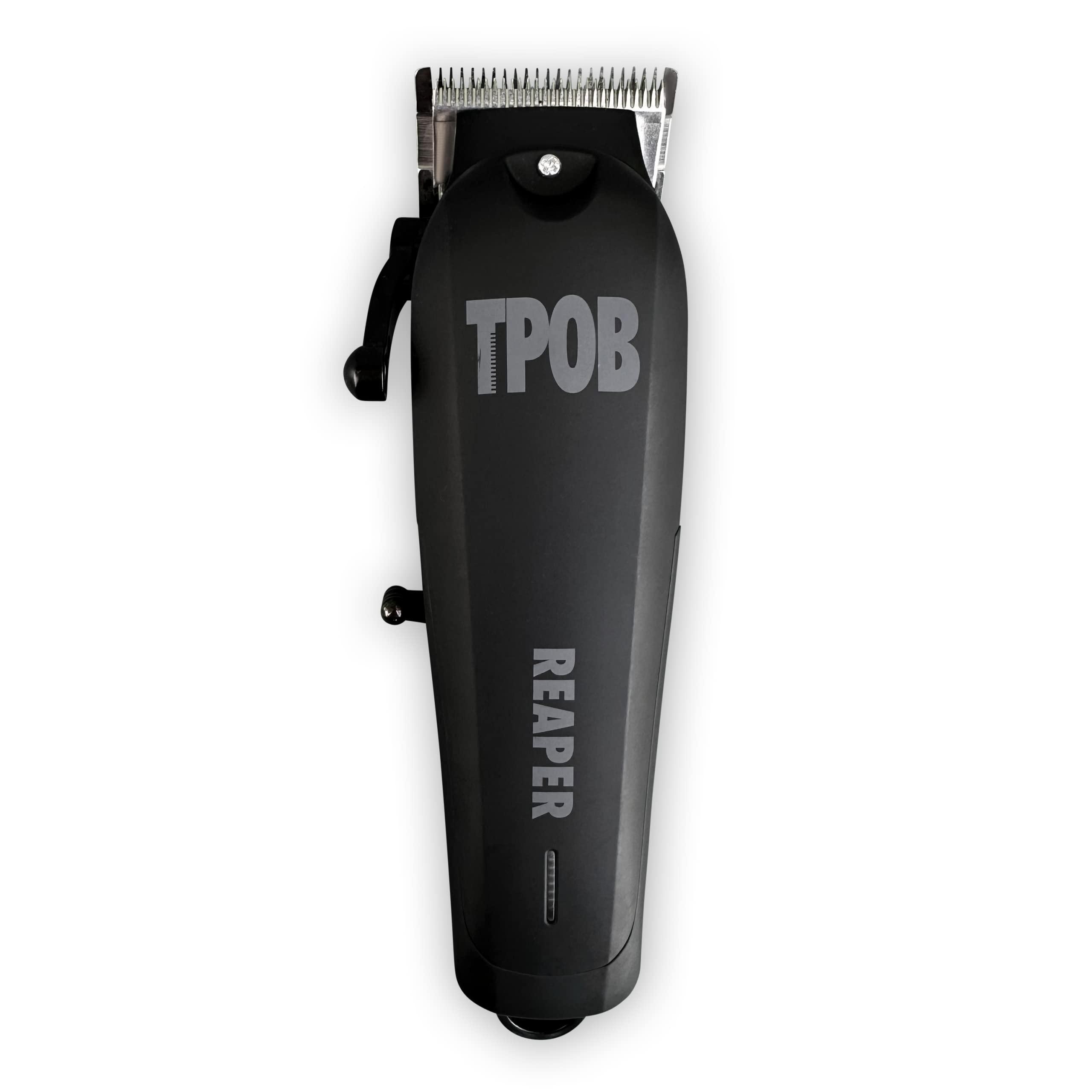 TPOB TPOB Slime 2 Black Clipper Trimmer Shaver Set Barber Hair Clippers for Men 6800 RPM with Rubber Case