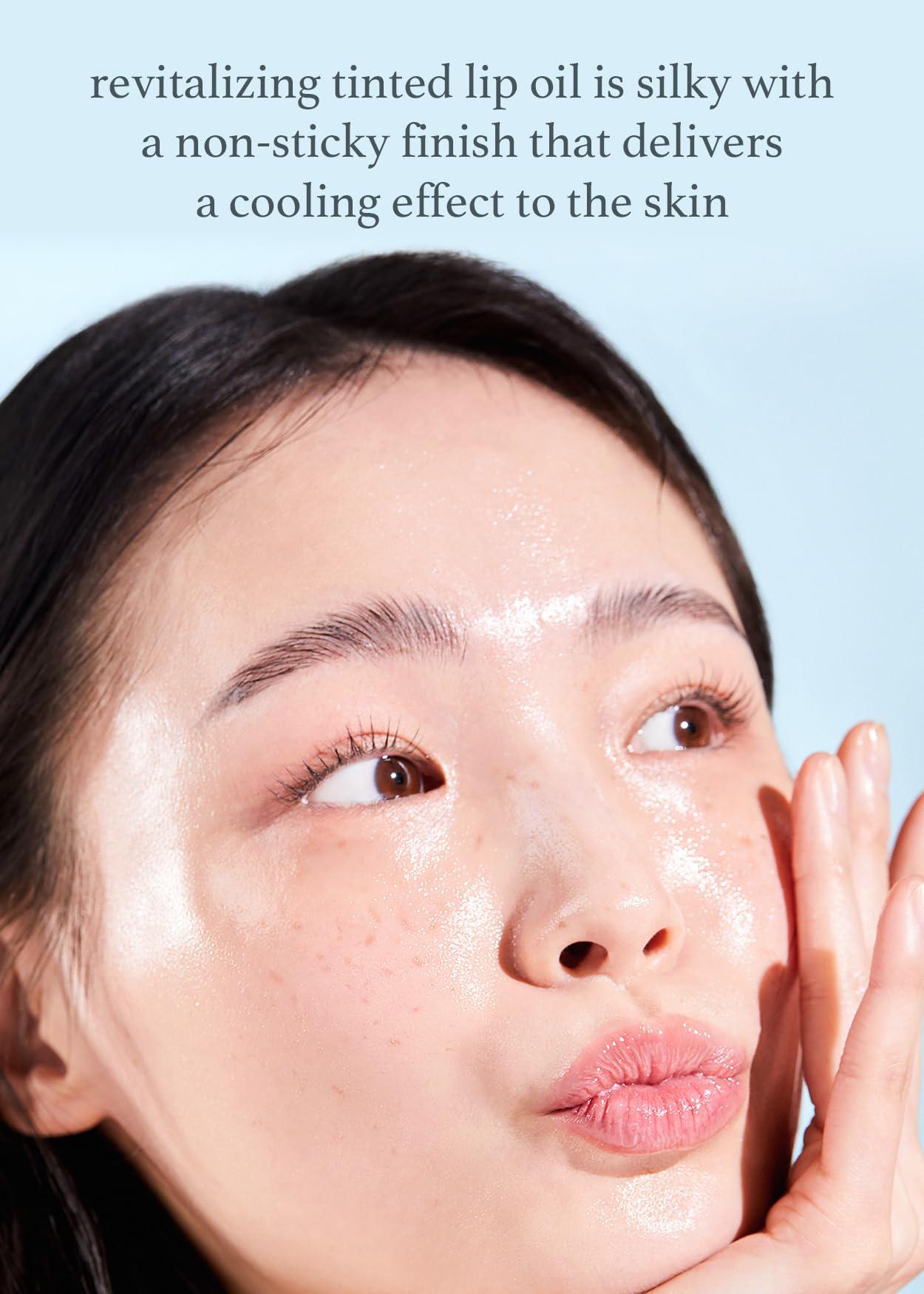 NOONI NOONI Korean Lip Oil - Applefig, 0.12 Fl Oz + Korean Lip Oil - Applemint, 0.12 Fl Oz Bundle