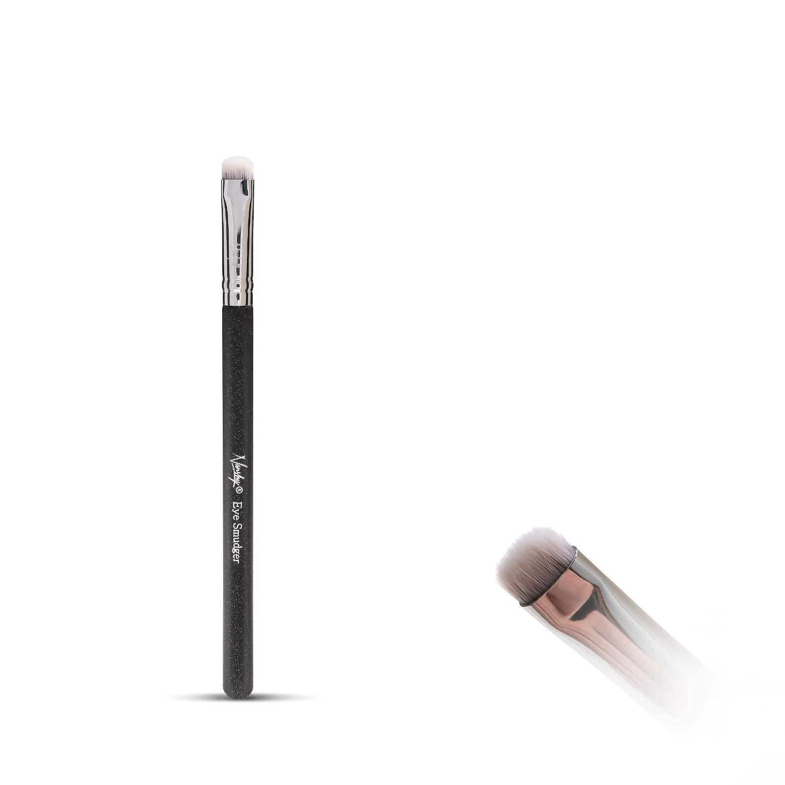 Nanshy Nanshy Eye Smudger Makeup Brush - Smudge Brush for Shading & Blending Eyeshadow & Eyeliner - Perfect Eyeliner Smudge Brush for Buffing - Vegan & Cruelty-Free - Onyx Black