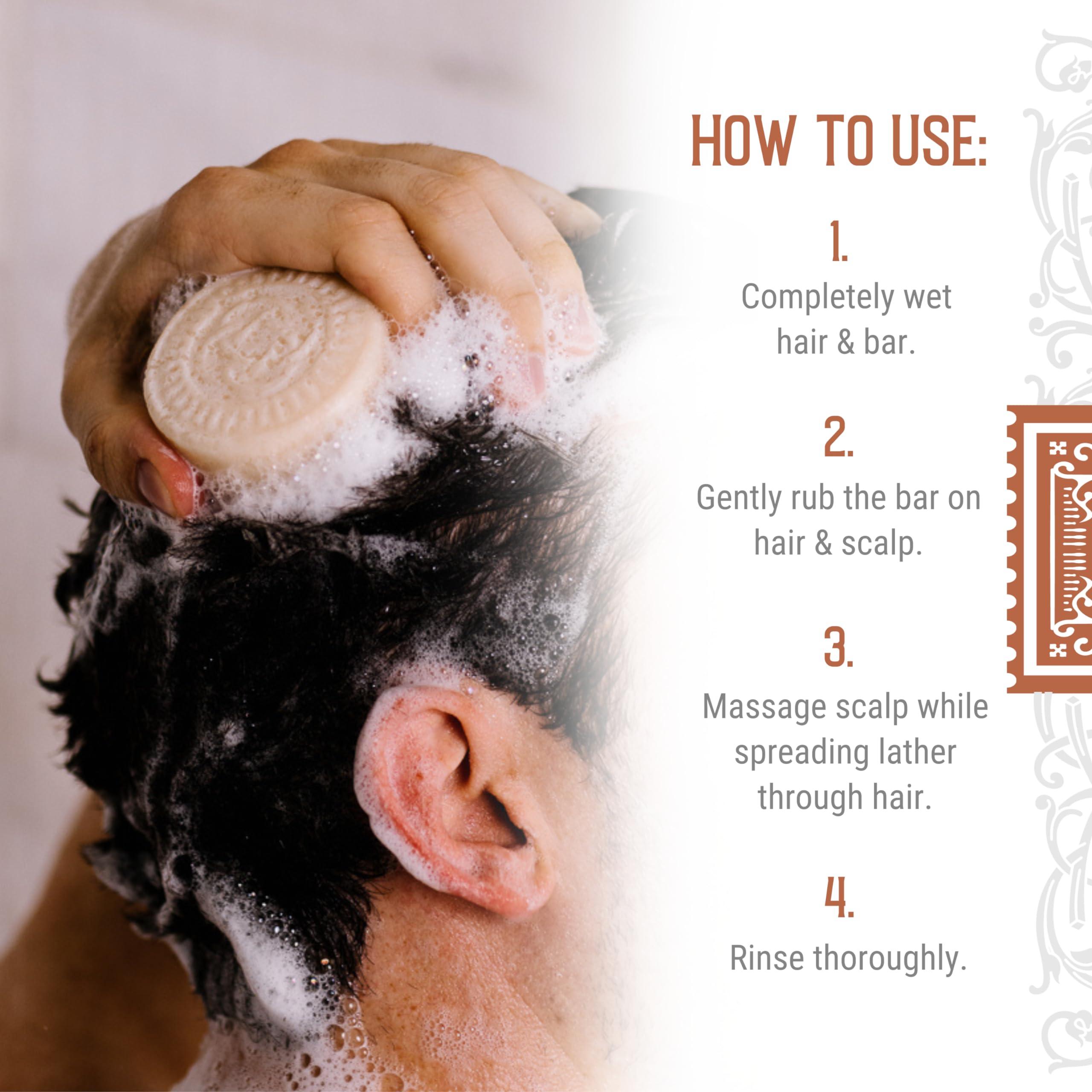 Viori Viori Hamish & Co. Shampoo Bar - Aged Sandalwood - Shampoo for Men - Handcrafted with Scottish Islay and Whiskey Infused - Made from Natural Ingredients - Sulfate, Paraben, Cruelty, and Plastic-Free