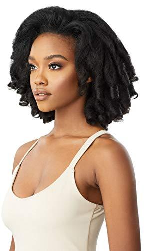 Outre Outre QUICK WEAVE New Half Wig Cap Full Volume Short Curly Wave Premium Synthetic High Heat Resistant 60 Seconds Self Style Instant Transformation - NIKAYA (2T1/2730)