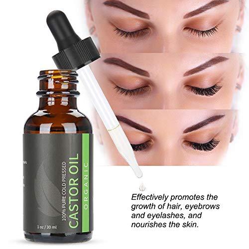 MELAO castor oil, eyelashes and eyebrow growth essence, moisturizing