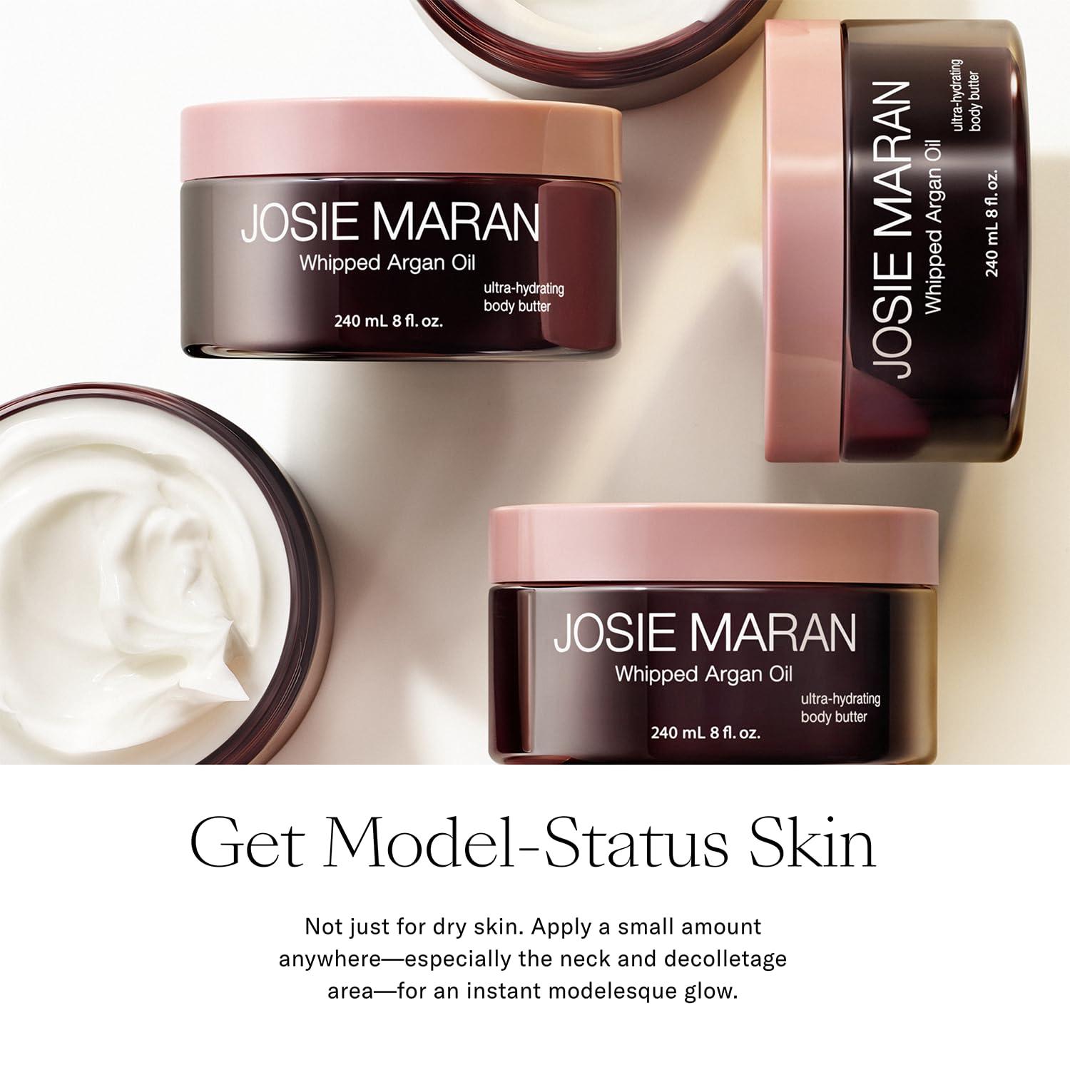 Josie Maran Josie Maran Whipped Argan Oil Body Butter - Hydrate, Soften & Revitalize Skin with Argan Oil, Shea Butter, Avocado Oil & Fatty Acids - Dry Skin Body Moisturizer - Lavender Citrus (8 fl oz / 236 ml)