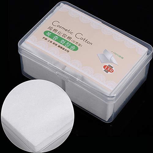 Asixx Cotton Pads, Cotton Pad,Asixx 150PCS Cosmetic Cotton Pads Facial Makeup Made of Pure Cotton without any Additives,ultra-thin design Suitable for skin Care, A Delicate Box for Storage