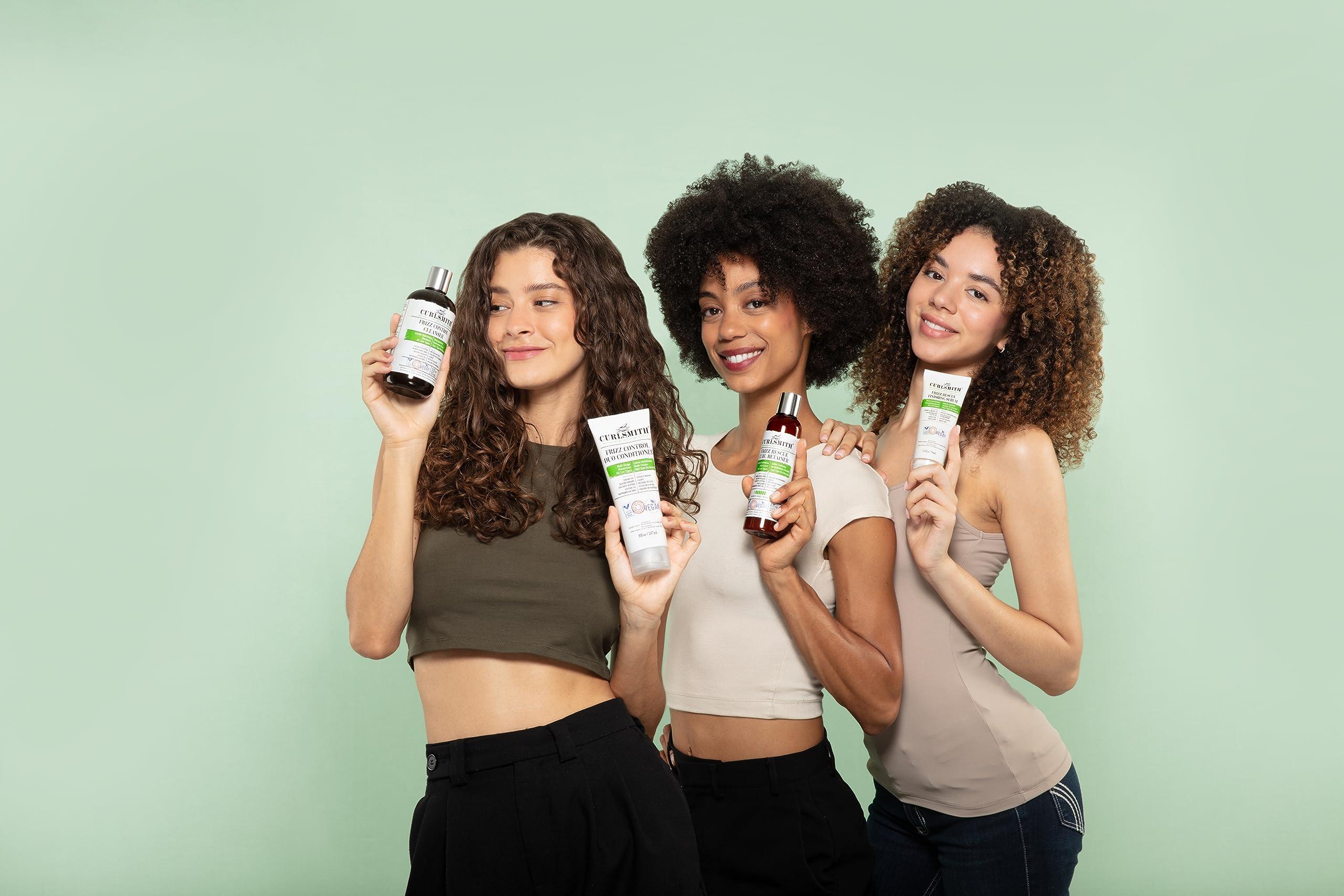 CURLSMITH CURLSMITH - Frizz Rescue Curl Retainer, Jelly Hair Styler, Non-Sticky, Frizz Control, Humidity Protection, For All Curl Types, Vegan, 237ml/8 fl oz