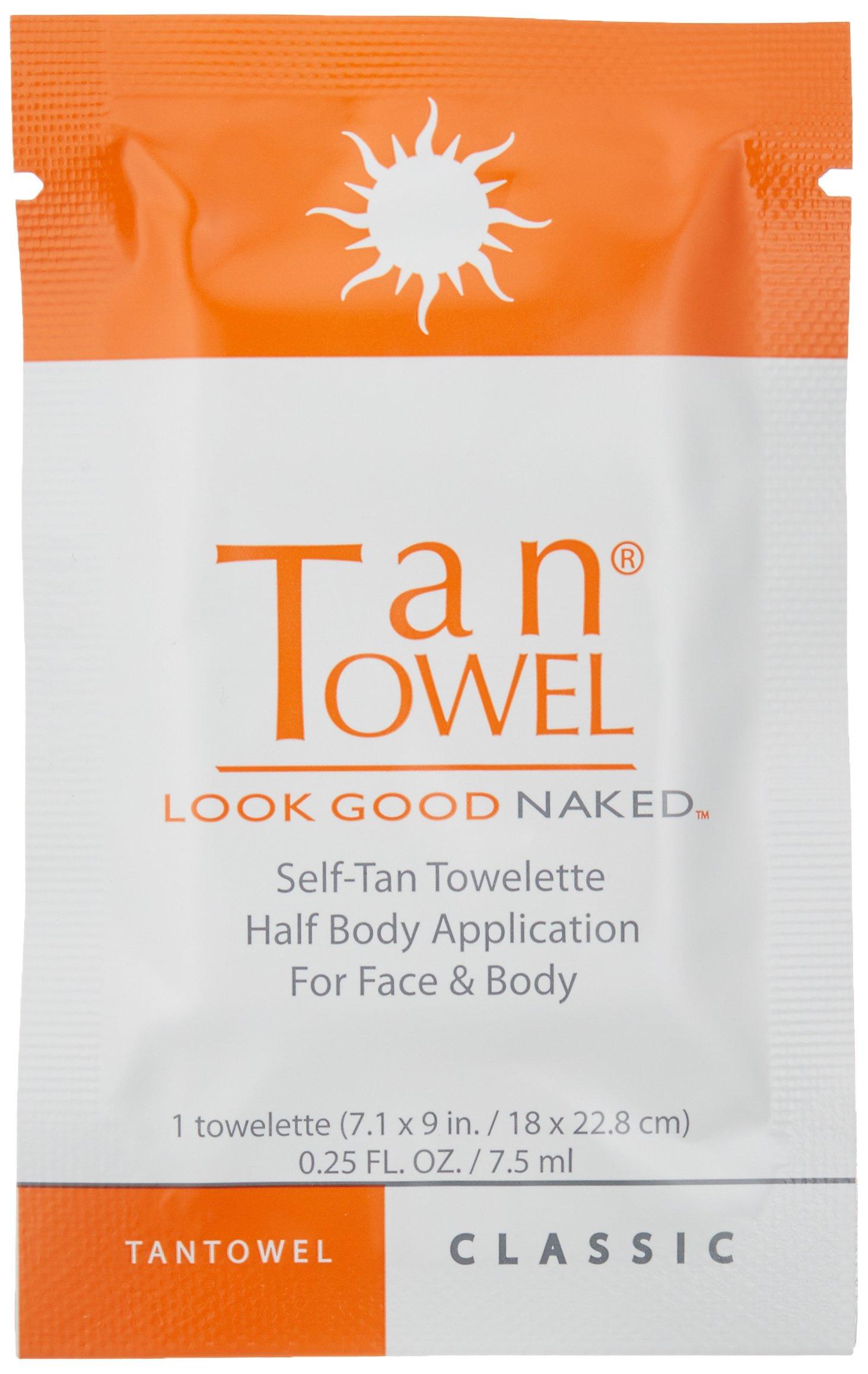 Tantowel Tan Towel Self Tan Towelette Classic 10 Count