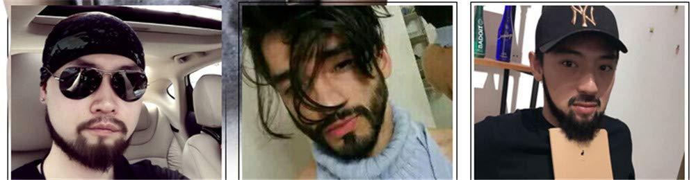 Aimeely Aimeely Mens Simulation Fake beard Human Hair Mustache Makeup Cosplay Props (7#)