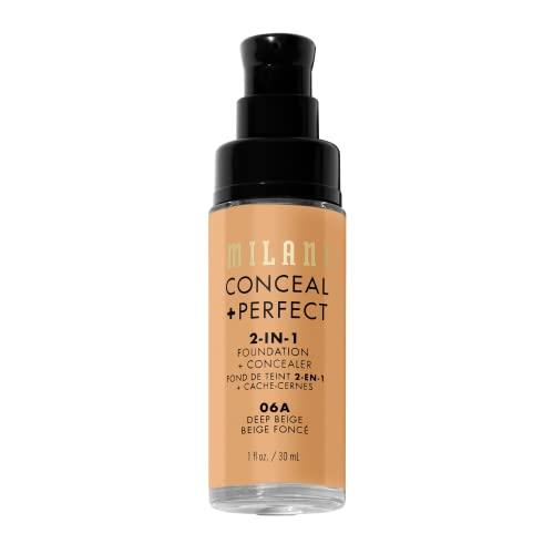 Milani Conceal + Perfect 2-In-1 Foundation and Concealer 06A Deep Beige