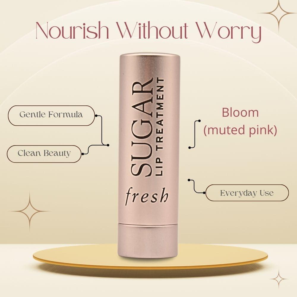 Fresh Tint and Treat Lip Kit by Fresh for Women - 3 Pc 0.07oz Sugar Lip Treatment - Rose, 0.07oz Sugar Advanced Therapy, 0.07oz Sugar Lip Treatment - Bloom