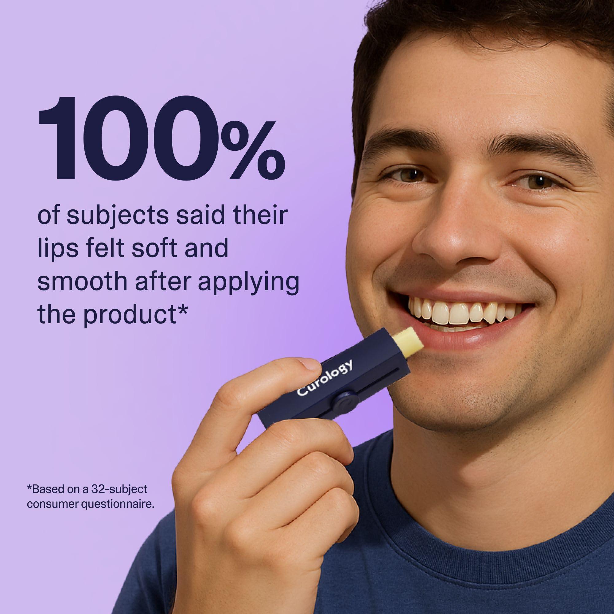 Curology Curology Lip Balm, Nourishing Hydration for Dry Chapped Lips, Shea Butter Softens and Smooths, Subtle Mint