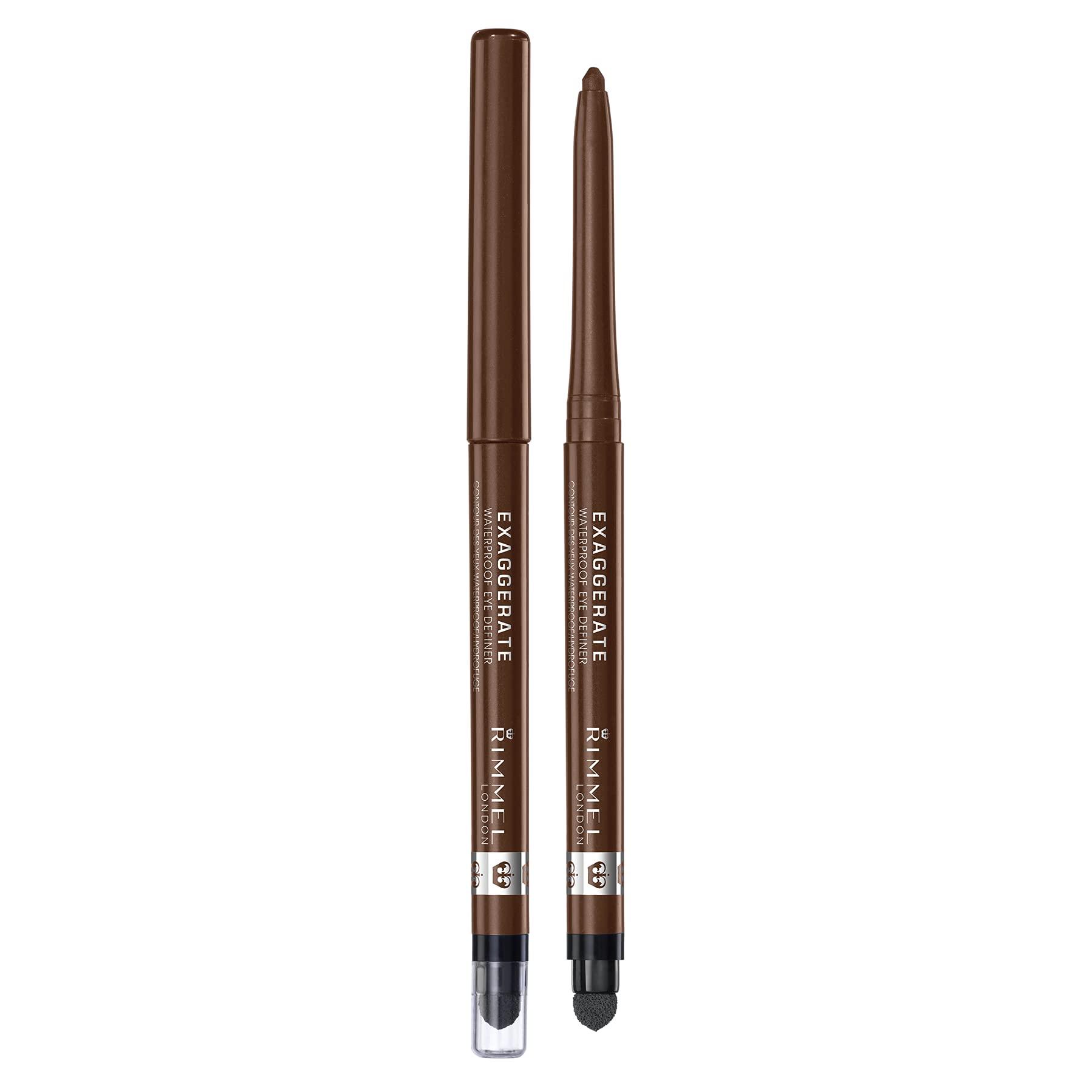 Rimmel Rimmel London Exaggerate Waterproof Eye Definer, Rich Brown, 28g