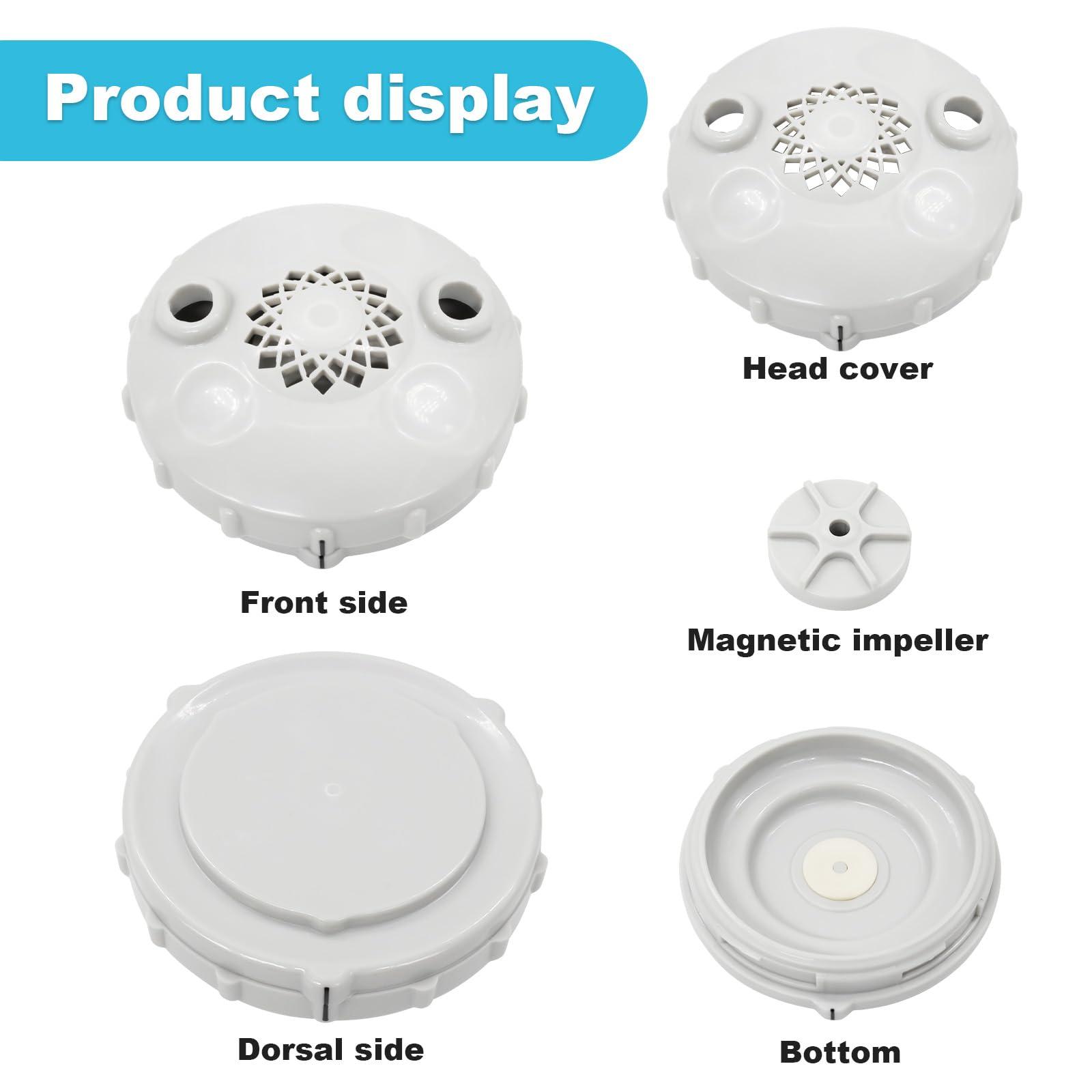 showingo showingo Magnetic Jet Head Cover Spa Disposable Liner Pedicure Chairs Replacement for Lexor Pedicure Spa Chairs for The 3 Dot Wet-end Set