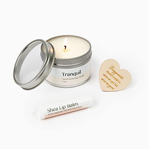 Dear Ava Dear Ava Spa Gifts for Women | Organic Self Care luxury Anti Stress Relaxing Bath and Body Kit Set Basket Box for Her with Heartfelt Card | Premium Spa Gift for Girls Mom