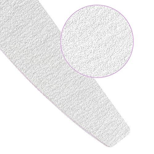 Beautyflier Beautyflier Pack of 24 Double Sided Nail Files 100/180 Grit Emery Board White Manicure Pedicure Tool Nail Buffering Files