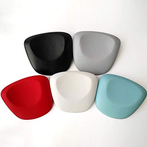 Teflogo-pillow Spa Bath Pillow with Large Suction Cups, Bathtub Cushion Shoulder and Head Support, Luxury Bath Tub Rest Pillow, Fits Any Tub, Straight Back Tub, D