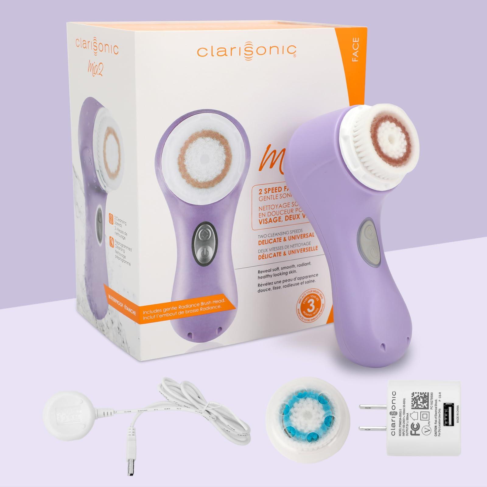Clarisonic Clarisonic Mia 2 Acoustic Wave Facial Skin Facial Cleansing Brush (Lavender)