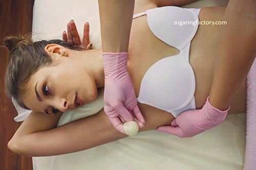 Sugaring Factory Sugaring Paste Luxury Pro Waxing Kit - Super Soft Organic Sugar Wax for Strips & Facial Hair - Made in USA, 43 oz - For Women and Men