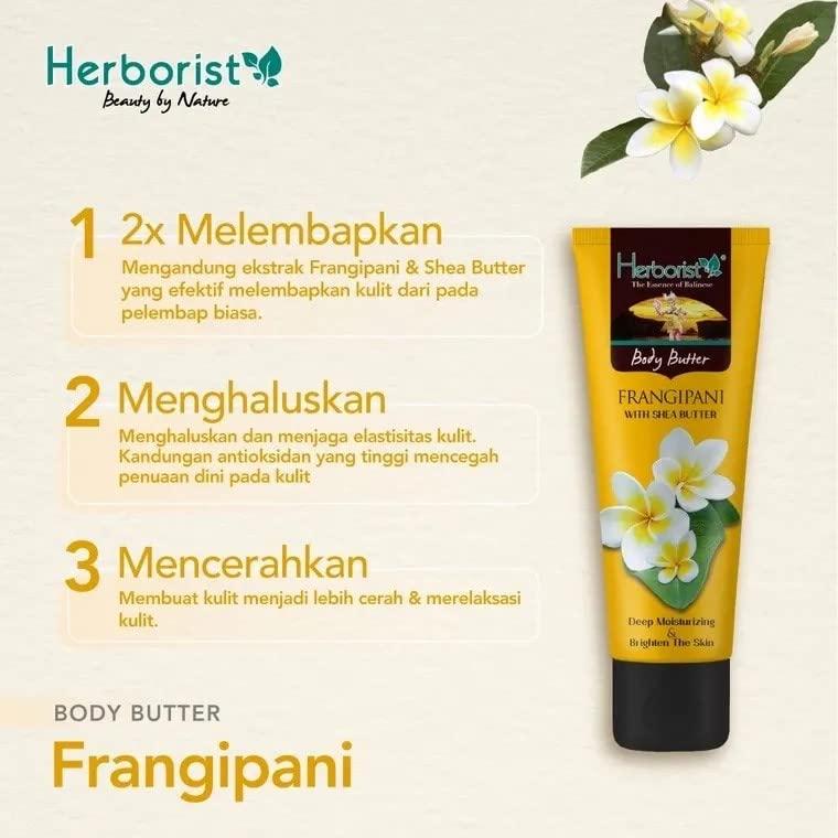 NinthAvenue Basics Herborist Body Butter 80g Frangipani (Pack of 2)
