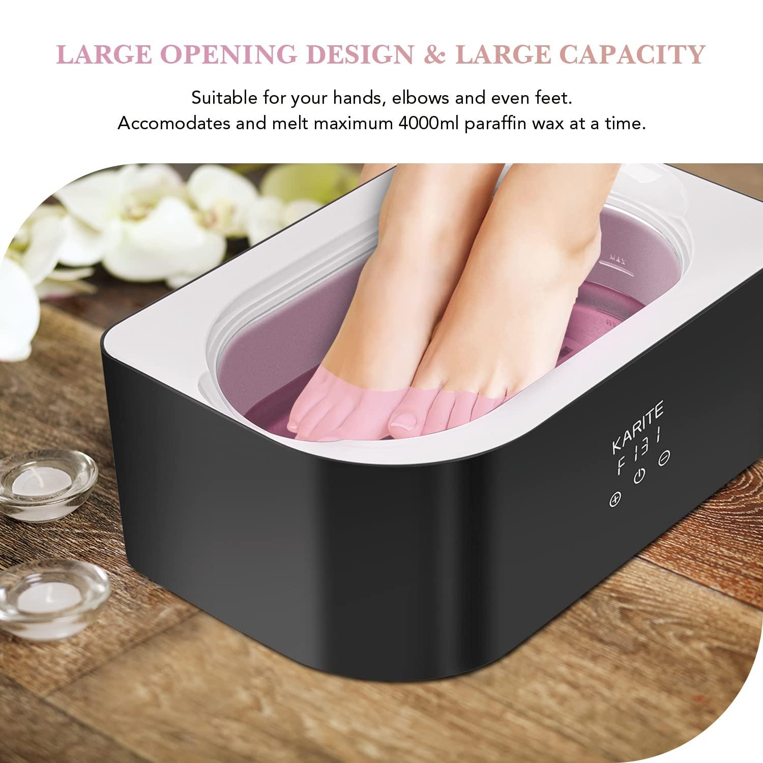 Karite KARITE Paraffin Wax Refills, 10 Pack Peach Scented Paraffin Wax Beads Blocks for Paraffin Bath, Paraffin Wax Machine Refills for Hand Feet Dry Skin,Rrelieves muscle fatigue, Hydration and nourish