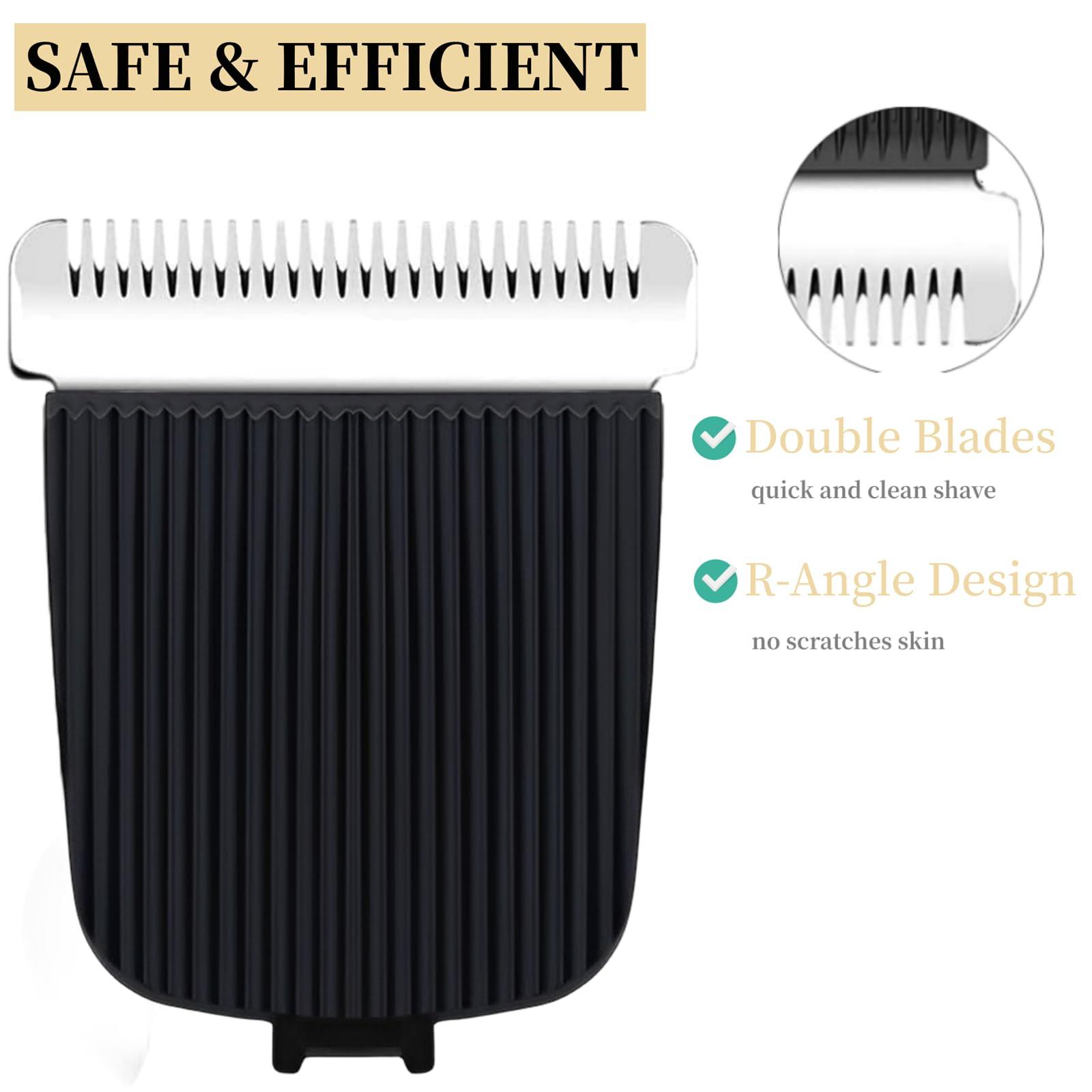 YOUNGPRO Replacement Blades for Manscape Lawn Mower 4.0 3.0 2.0 Trimmer - 3Pack,Ceramic Blades Compatible with Manscaped 3.0 Replacement Blades and Manscaped 2.0 Replacement Blades.