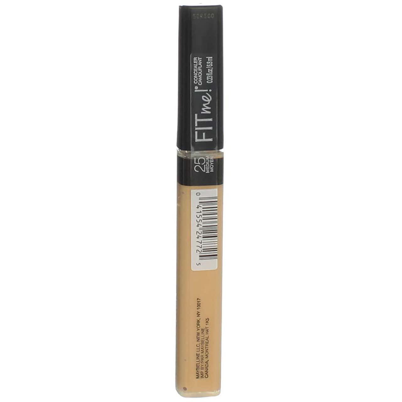 MAYBELLINE Maybelline New York Fit Me! Concealer, Medium [25], 1 ea (Pack of 5)