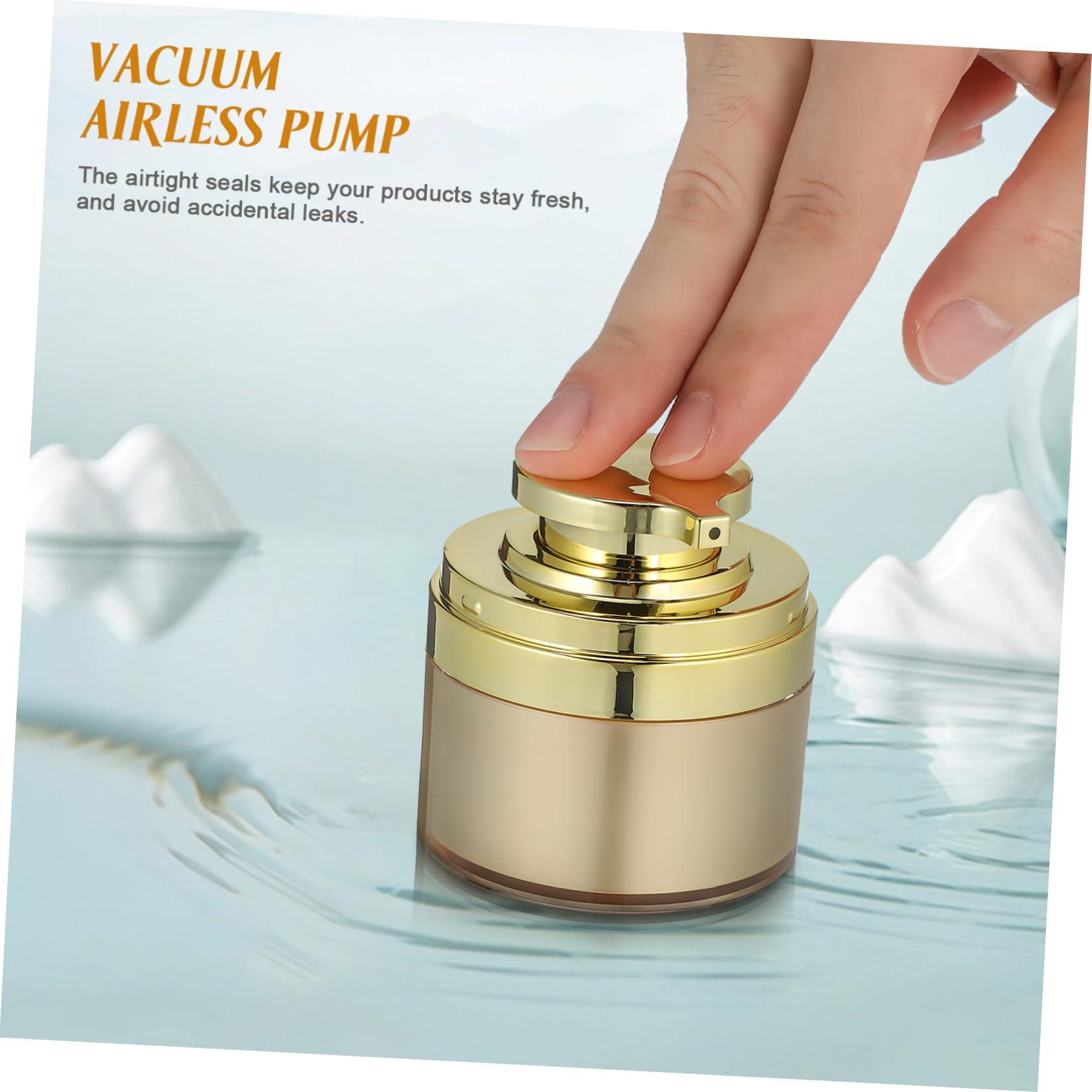 FOMIYES FOMIYES Travel-Friendly 30ml Press Bottle Dispenser Airless Pump for Skincare Products