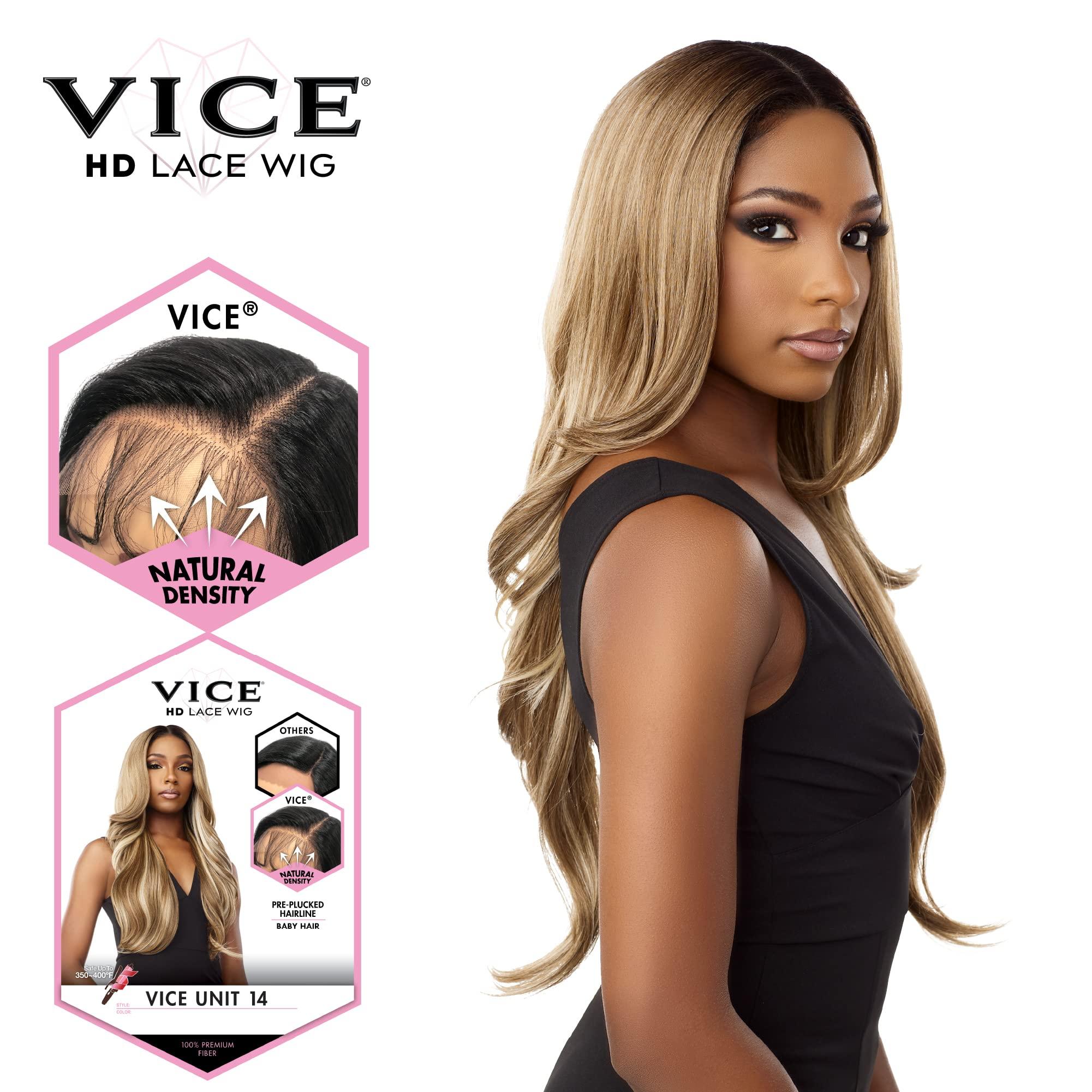Sensationnel Sensationnel Vice Lace front wig - HD Transparent Lace Pre-plucked Hairline with Babyhair 5 Inch Deep Part - Vice Unit 14 (1) LSV014-1