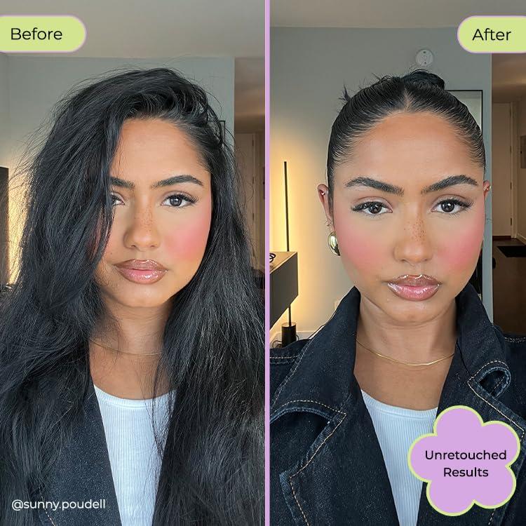 INH INH Hair Pomade for Flyaways | Water Based & Strong Hold Fly Away Hair Tamer | Sweat Proof No Fly Zone Pomade & Texturizer for Styling | Glossy Finish for a Sleek Look | 2oz