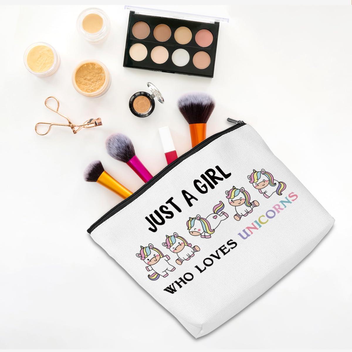 CQM CQM Unicorn Gifts Makeup Bag Stuff Unicorn Cosmetic Bag Toiletry Bag Zipper Pouch for Women Girls Female Sister Daughter Friend Lover Birthday Graduation Friendship