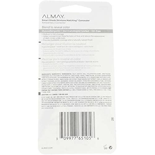 Almay Almay Smart Shade Face Concealer, Hypoallergenic, Cruelty Free, Oil Free, Dermatologist Tested