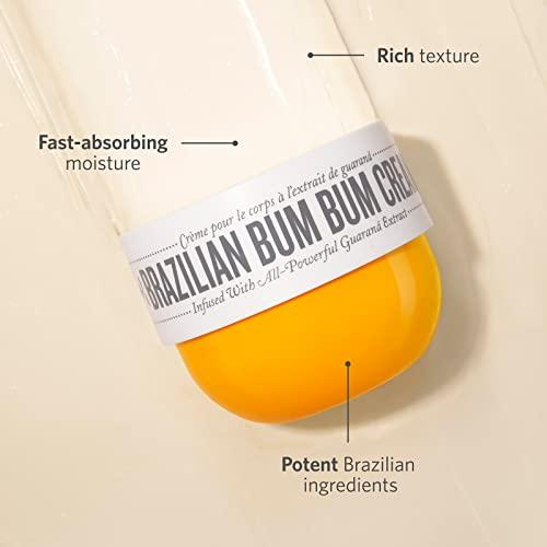 SOL DE JANEIRO SOL DE JANEIRO Brazilian Bum Bum Cream with Bum Bum Body Scrub Full Size Smoothing and Tightening Bundle