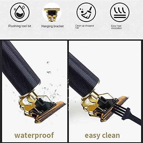 QYY QYY Hair Engraving Pen Shaver, Professional Rechargeable Hair Trimmer Clipper, Stainless Steel Lettering Clipper Styling Tools for Hair/Eyebrows/Beards