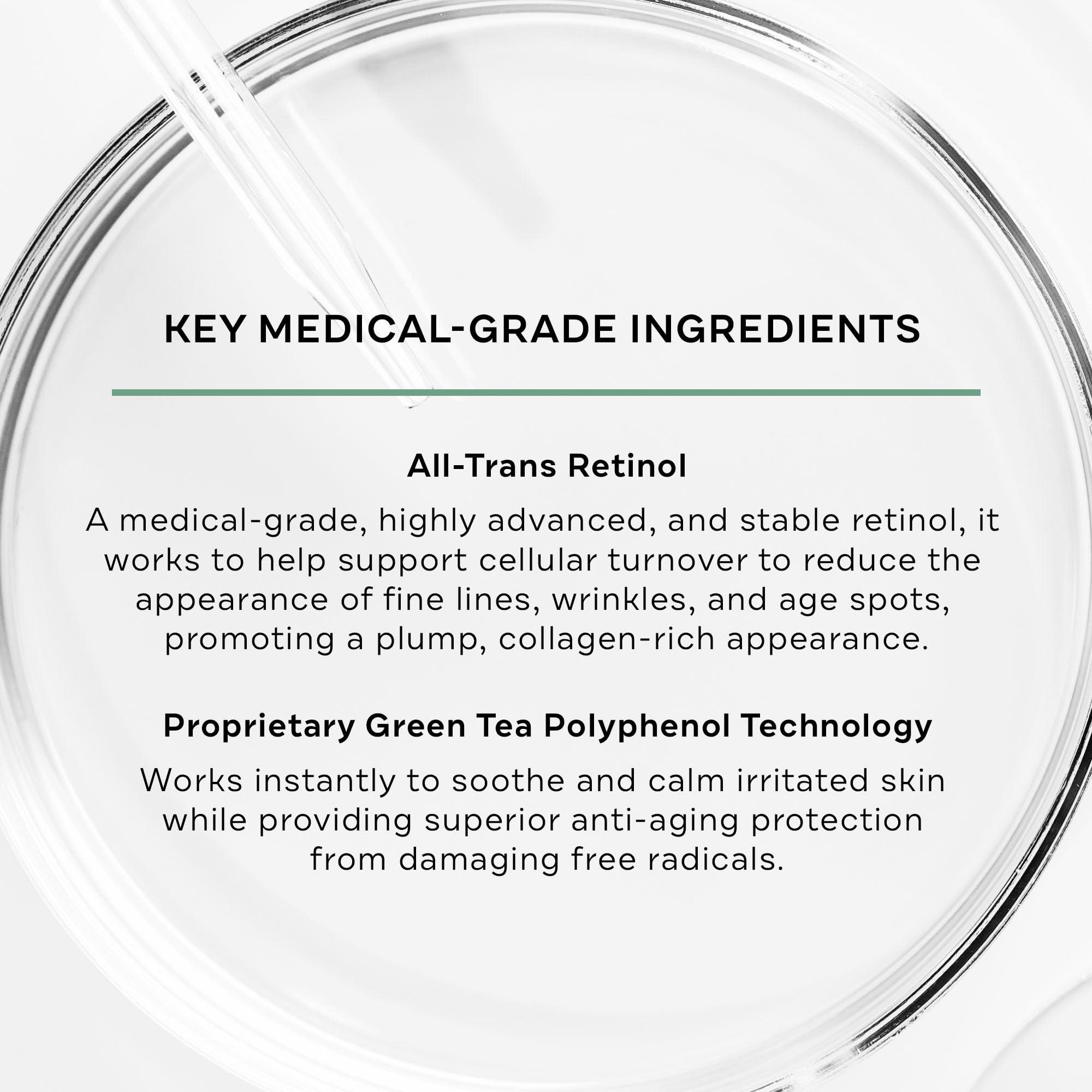 Replenix Replenix Anti-Aging Retinol 10X Regenerate Serum, Medical-Grade Quick-Drying Face Serum for Mature Skin (1 fl. oz)