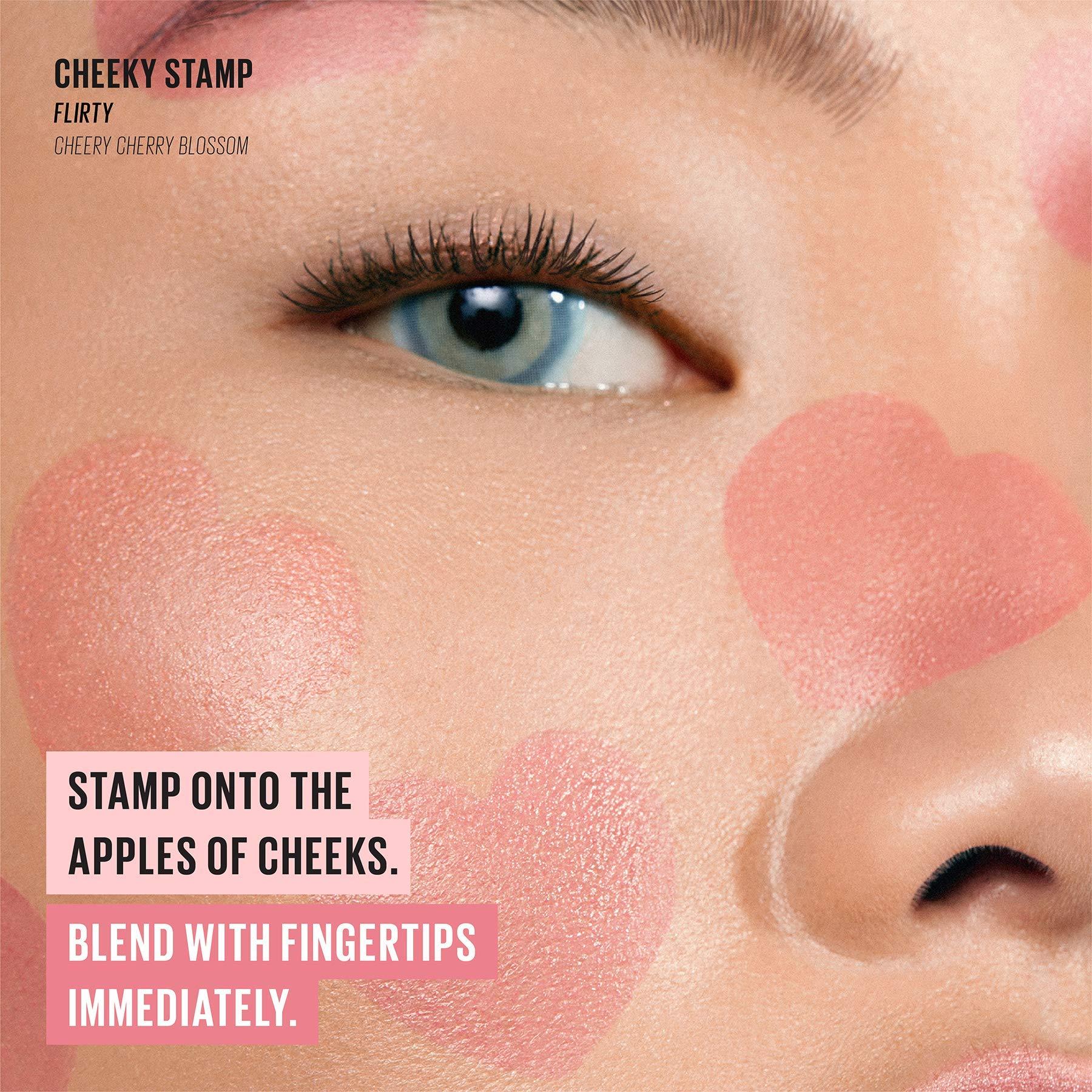 Kaja KAJA Cheeky Stamp | Gift, Blendable Blush | 06 Flirty - cheery cherry blossom | Cruelty-free, Vegan, Paraben-free, Sulfate-free, Phthalates-free, K-Beauty